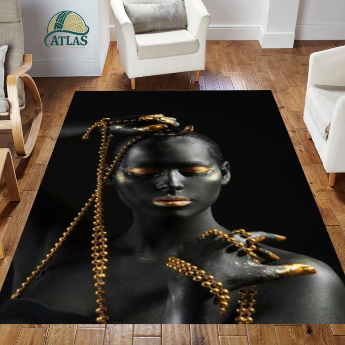فرشینه مخمل طرح چهره کد 55043