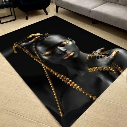 فرشینه مخمل طرح چهره کد 55043