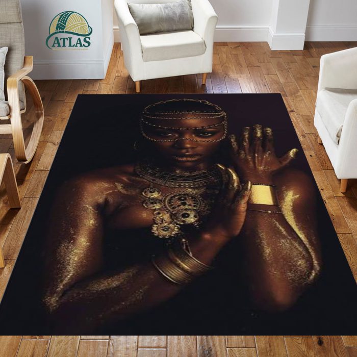 فرشینه مخمل طرح چهره کد 55045