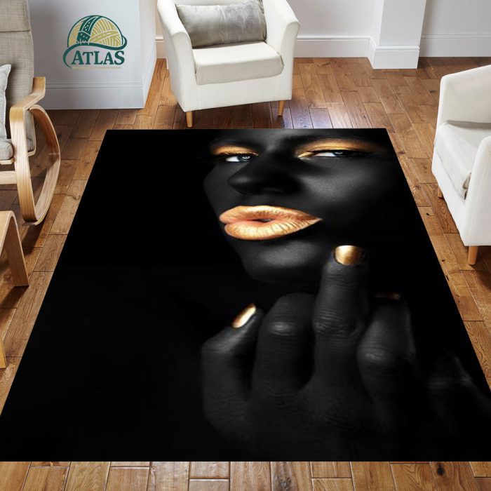 فرشینه مخمل طرح چهره کد 55046