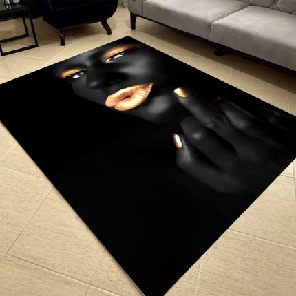 فرشینه مخمل طرح چهره کد 55046