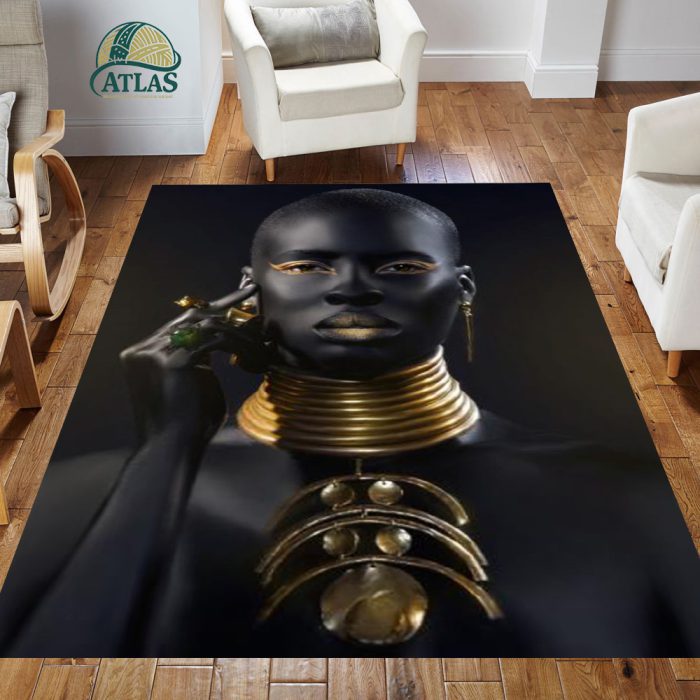 فرشینه مخمل طرح چهره کد 55049