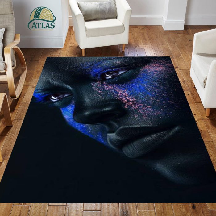 فرشینه مخمل طرح چهره کد 55050