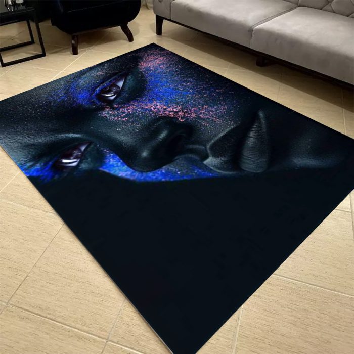 فرشینه مخمل طرح چهره کد 55050