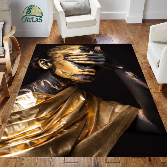 فرشینه مخمل طرح چهره کد 55051