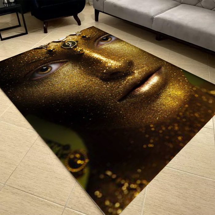 فرشینه مخمل طرح چهره کد 55052