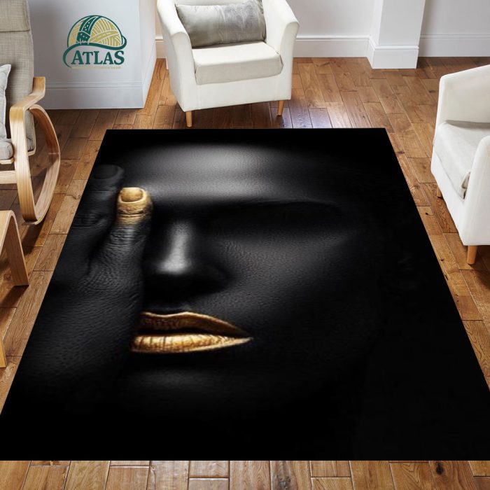 فرشینه مخمل طرح چهره کد 55053