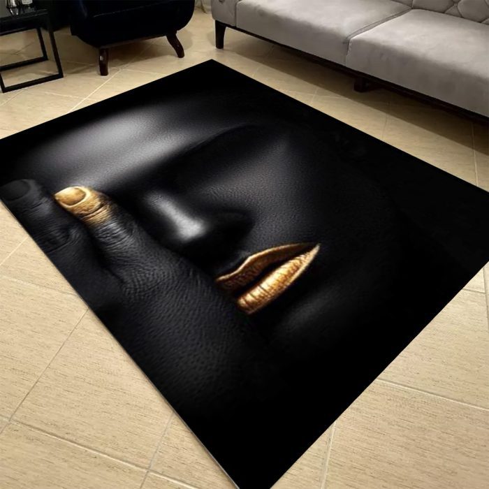 فرشینه مخمل طرح چهره کد 55053