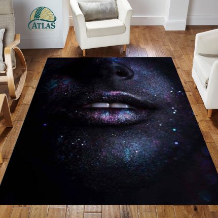فرشینه مخمل طرح چهره کد 55054