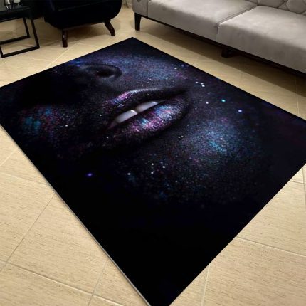 فرشینه مخمل طرح چهره کد 55054