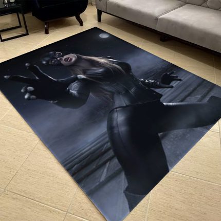 فرشینه مخمل طرح چهره کد 55057