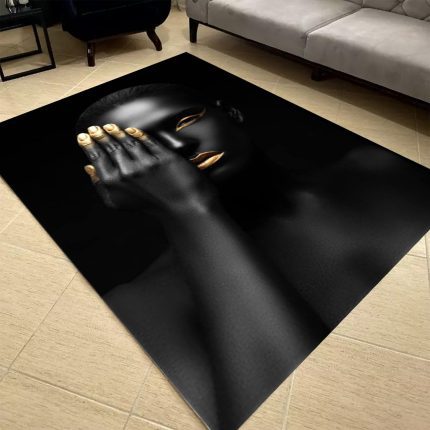 فرشینه مخمل طرح چهره کد 55059