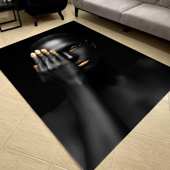 فرشینه مخمل طرح چهره کد 55059