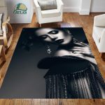 فرشینه مخمل طرح چهره کد 55062
