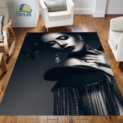 فرشینه مخمل طرح چهره کد 55062