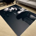فرشینه مخمل طرح چهره کد 55062