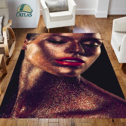 فرشینه مخمل طرح چهره کد 55063