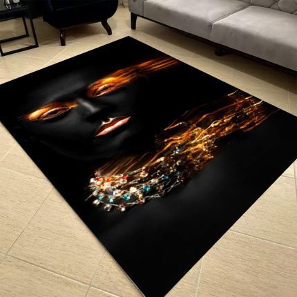 فرشینه مخمل طرح چهره کد 55064