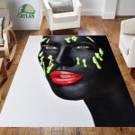 فرش فانتزی طرح چهره کد 55066