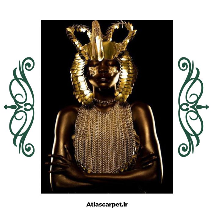فرش فانتزی طرح چهره کد 55070