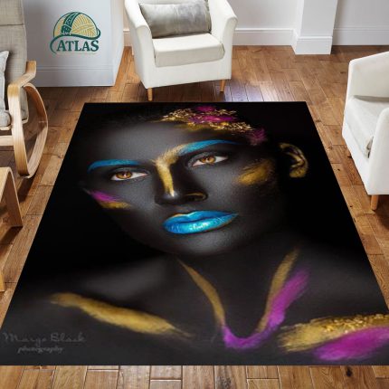 فرش فانتزی طرح چهره کد 55077