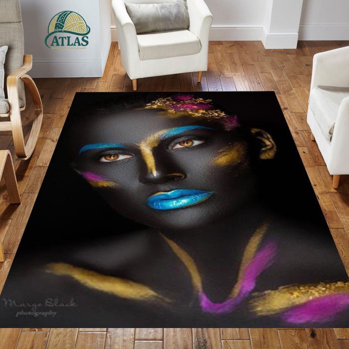 فرش فانتزی طرح چهره کد 55077