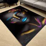 فرش فانتزی طرح چهره کد 55077