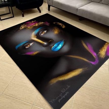 فرش فانتزی طرح چهره کد 55077