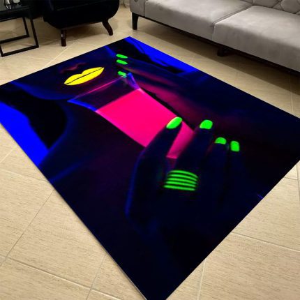 فرش فانتزی طرح چهره کد 55084