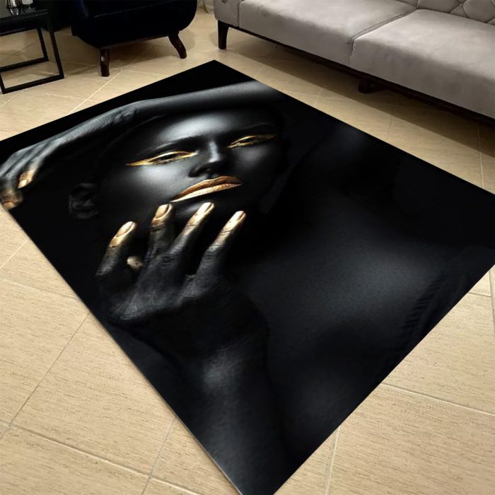 فرشینه مخمل طرح چهره کد 55086