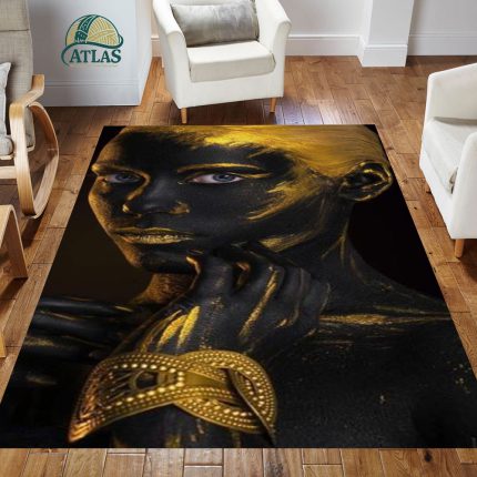 فرشینه مخمل طرح چهره کد 55087