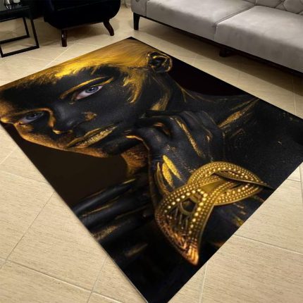 فرشینه مخمل طرح چهره کد 55087