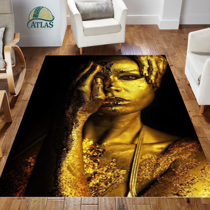 فرشینه مخمل طرح چهره کد 55088