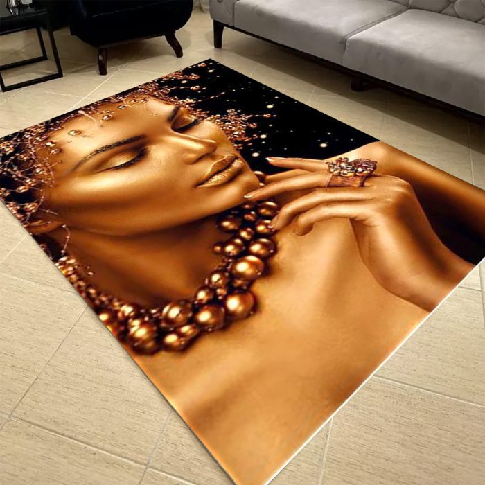 فرشینه مخمل طرح چهره کد 55089