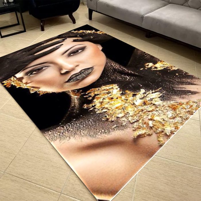 فرشینه مخمل طرح چهره کد 55090