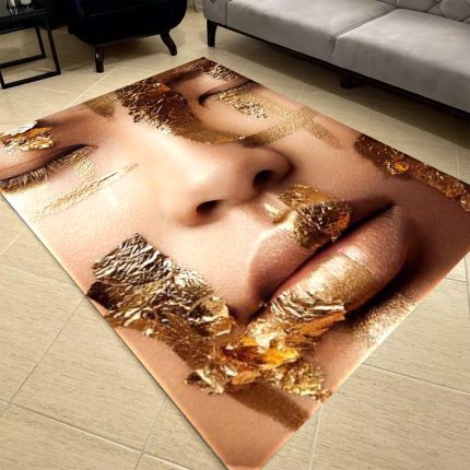 فرشینه مخمل طرح چهره کد 55091
