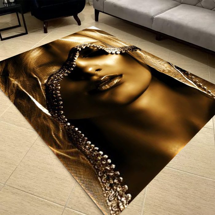 فرشینه مخمل طرح چهره کد 55092
