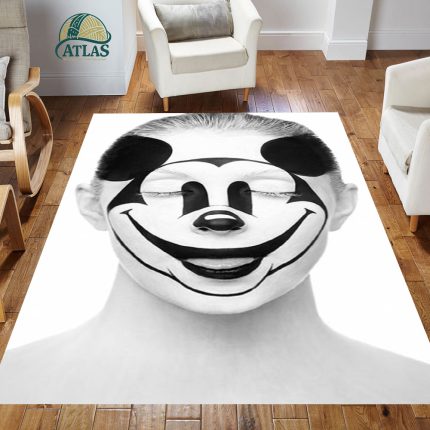فرشینه مخمل طرح چهره کد 55094