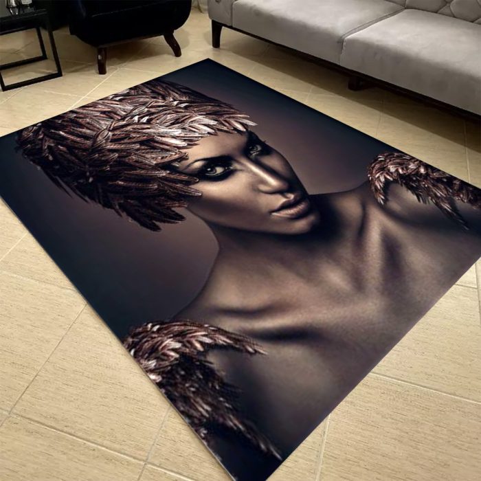 فرشینه مخمل طرح چهره کد 55095
