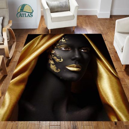 فرشینه مخمل طرح چهره کد 55096