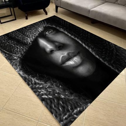فرشینه مخمل طرح چهره کد 55097