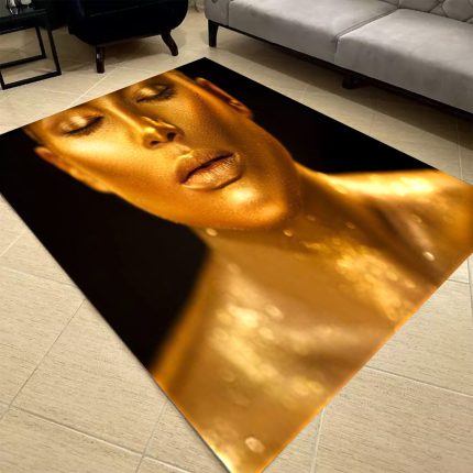 فرشینه مخمل طرح چهره کد 55098
