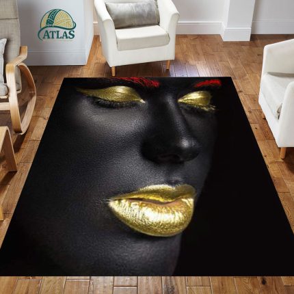 فرشینه مخمل طرح چهره کد 55099