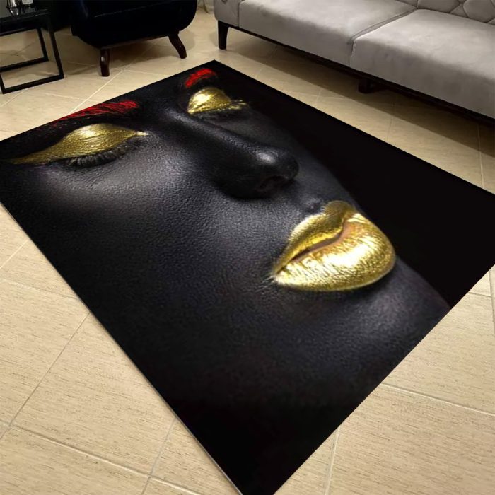 فرشینه مخمل طرح چهره کد 55099