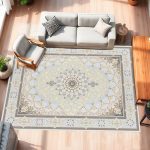 خرید فرش ماشینی طرح پریا رنگ نقره ای کد 210 5 خرید فرش ماشینی طرح پریا رنگ نقره ای کد 210