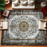 خرید فرش طرح ویکتور نقره ای کد 7317 5 خرید فرش طرح ویکتور نقره ای کد 7317