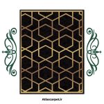 فرش مدرن طرح نقوش هندسی کد 57013