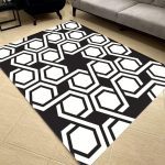 فرشینه طرح کاشی های هندسی کد 57020