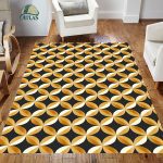 فرش مدرن طرح اشکال هندسی کد a-57211