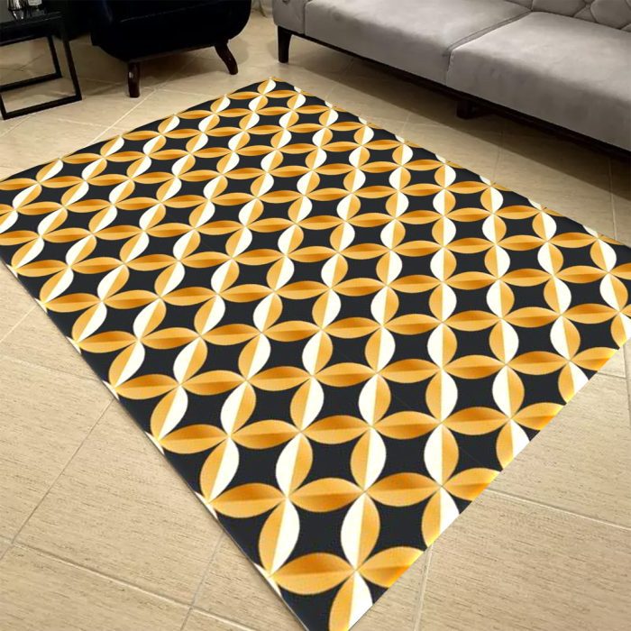 فرش مدرن طرح اشکال هندسی کد a-57211